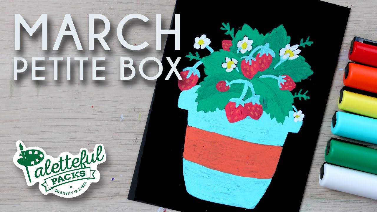 Drawing on a BLACK Canvas! / March Petite Paletteful Packs Unboxing & Demo with Monique Renee