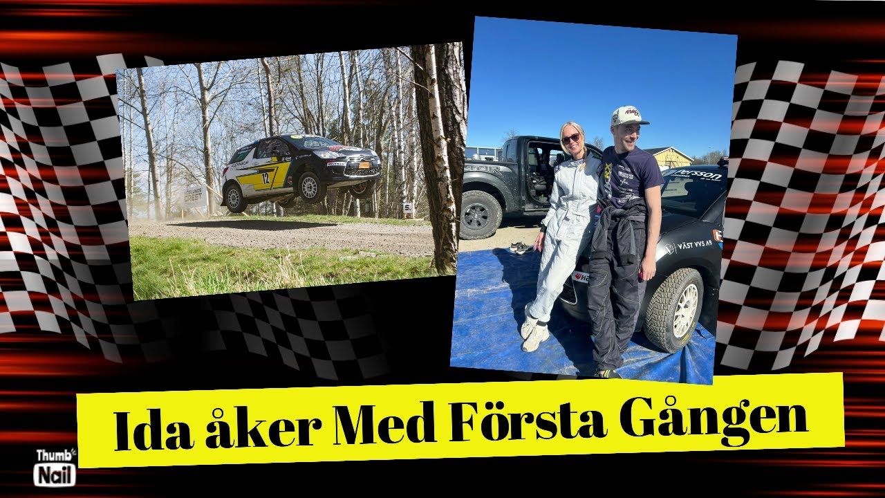 FULL FART MED STEFAN ALENMALM & SAMBON IDA PÅ RALLYTÄVLING!