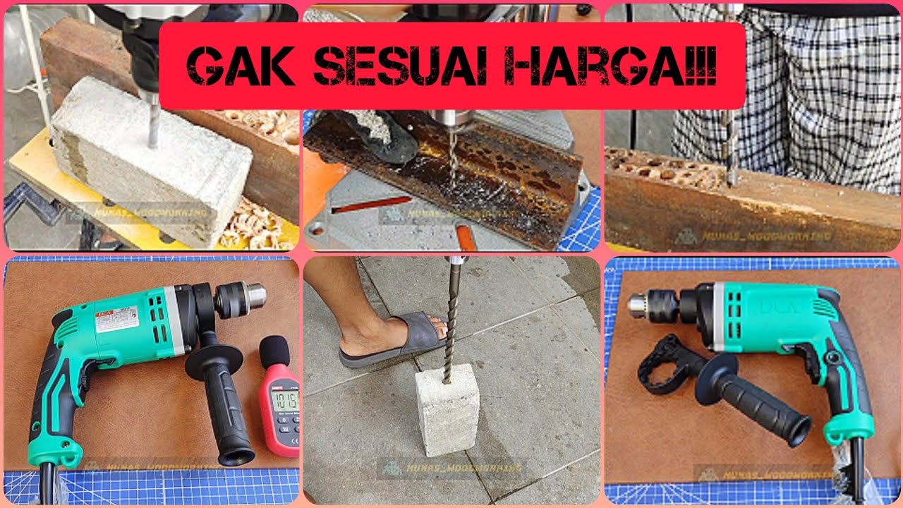 gahar!! yakin mau beli yang lebih mahal?? || impact drill DCA AZJ16