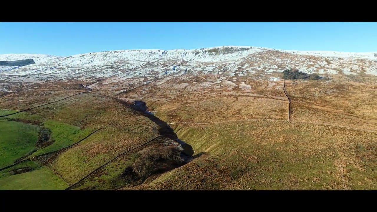 Drone view of - Widdale - Yorkshire Dales