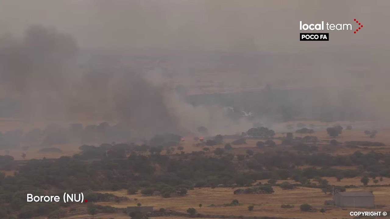 LIVE Incendi in Sardegna, vasto rogo si espande velocemente a Borore nel Nuorese