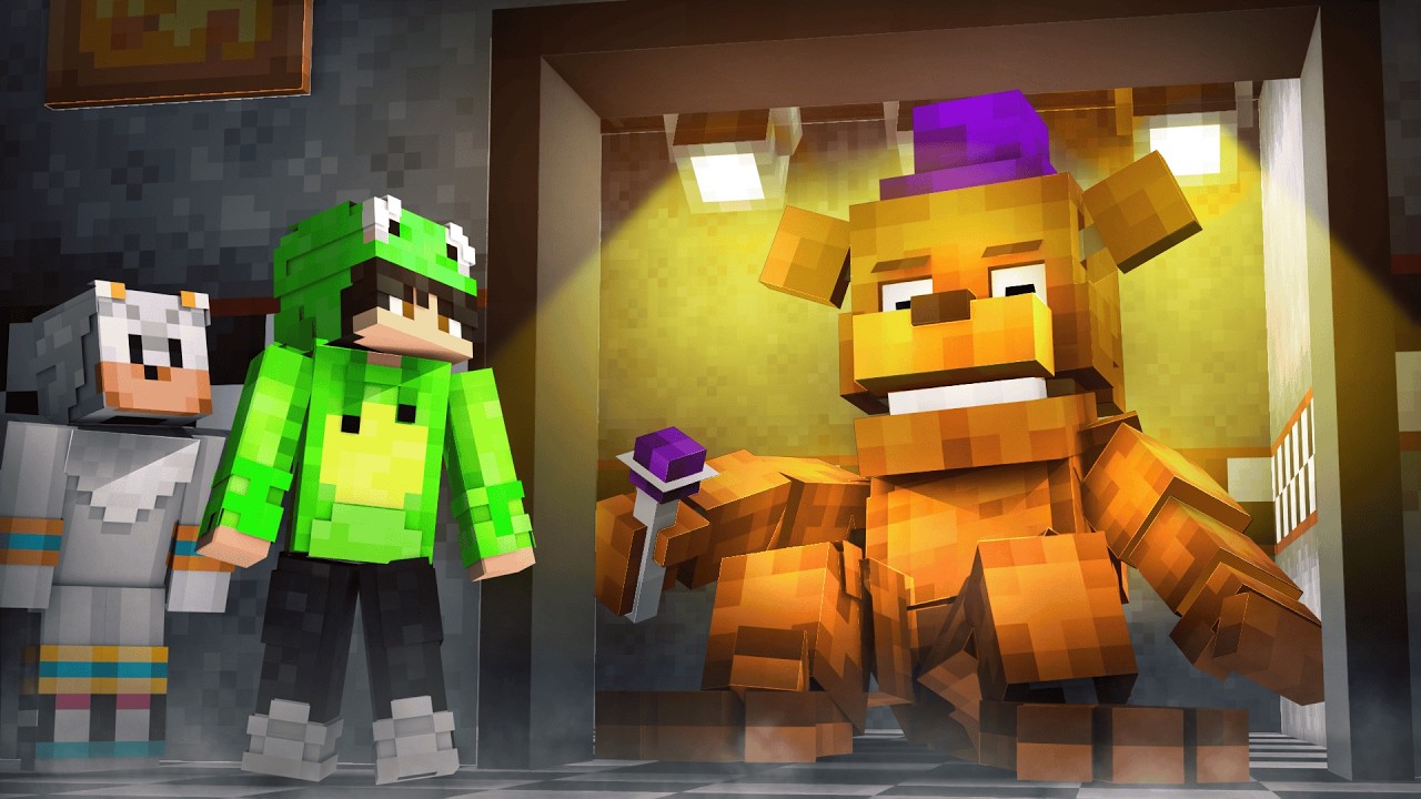 PRZETRWAŁEM 5 KOSZMARNYCH NOCY FNAF W MINECRAFT!