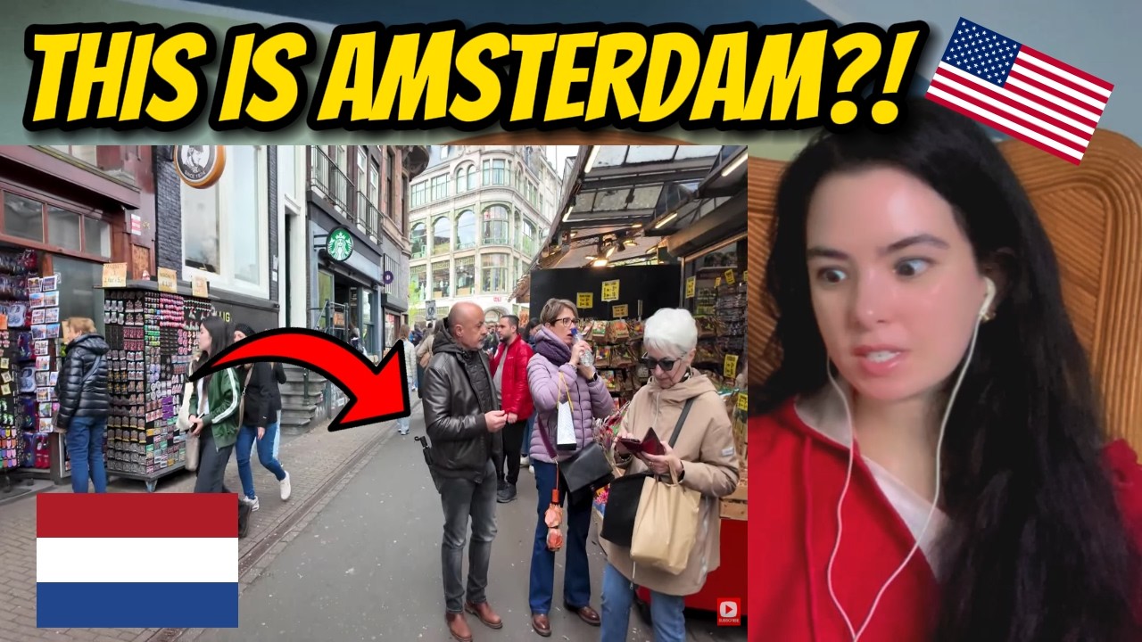 Amsterdam is LIKE THIS?! American Reacts to Netherlands Capital City!