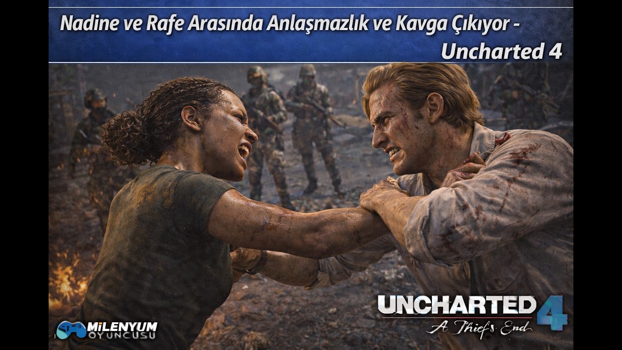 Nadine ve Rafe Arasında Anlaşmazlık ve Kavga Çıkıyor - Uncharted 4
