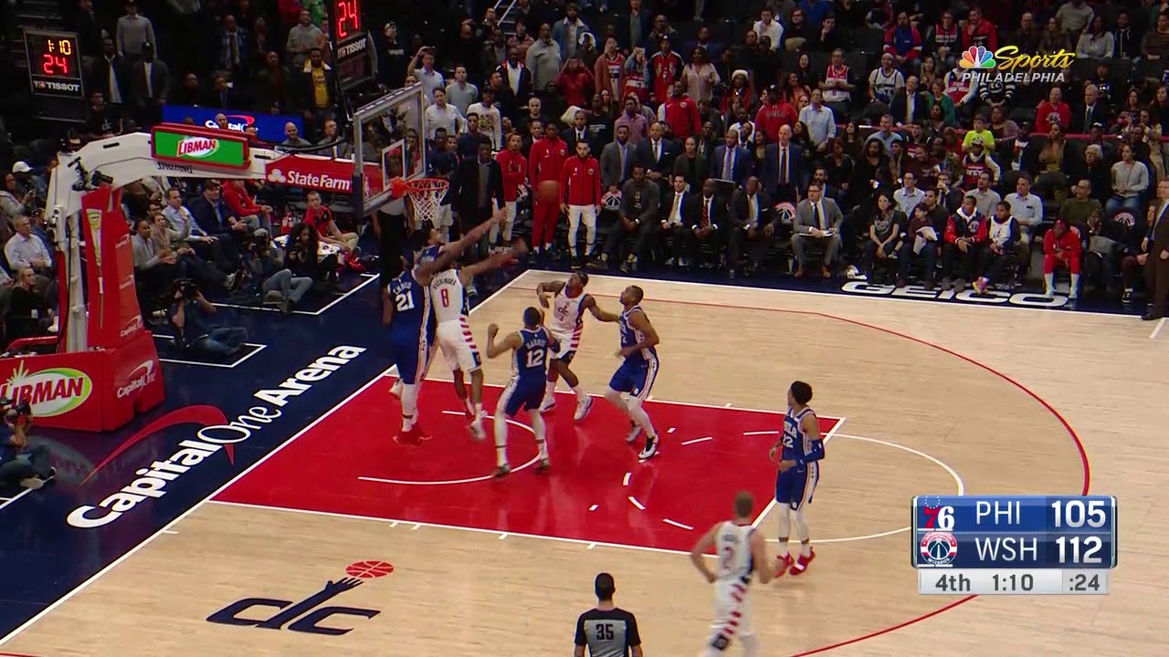 Final Minutes, Philadelphia 76ers vs Washington Wizards, 12/05/19 | Smart Highlights