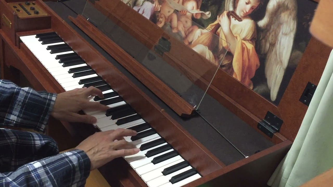 J. S. Bach: French Suite No.4 BWV815 Allemande on Roland C-30 digital harpsichord
