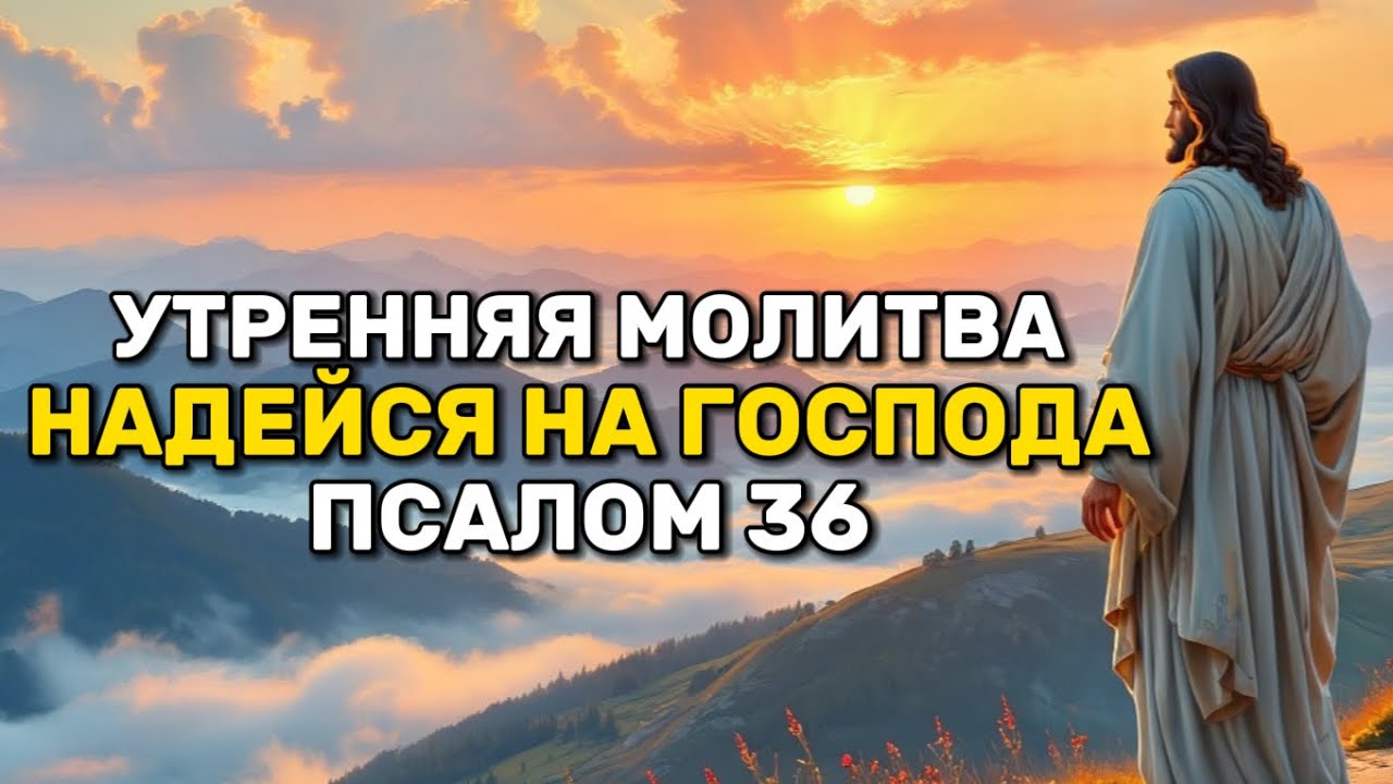 Утренняя Молитва: Надейся на Господа | Псалом 36