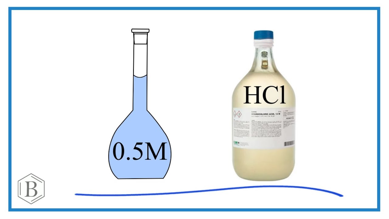 How to Make a 0.5M HCl Solution (Hydrochloric acid)