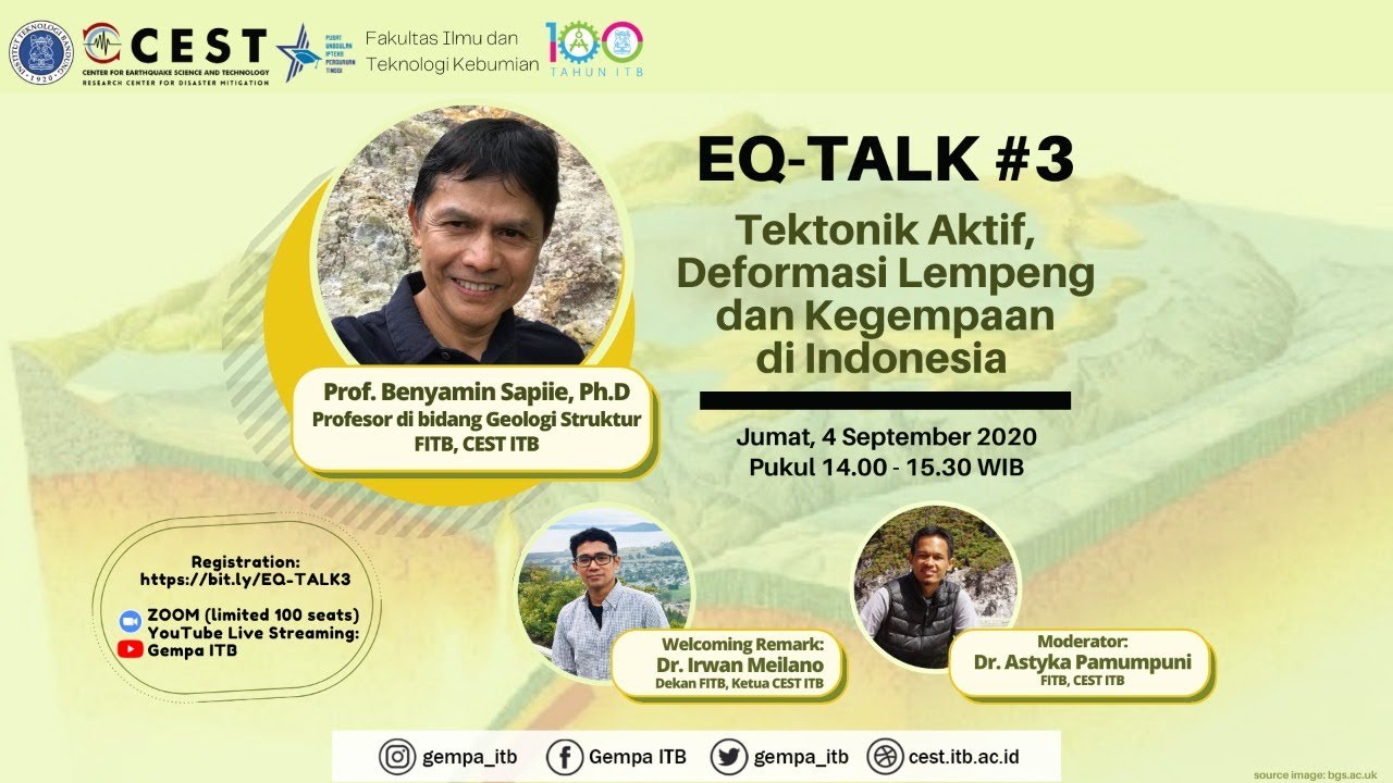 EQ-Talk #3 : Tektonik Aktif, Deformasi Lempeng dan Kegempaan di Indonesia