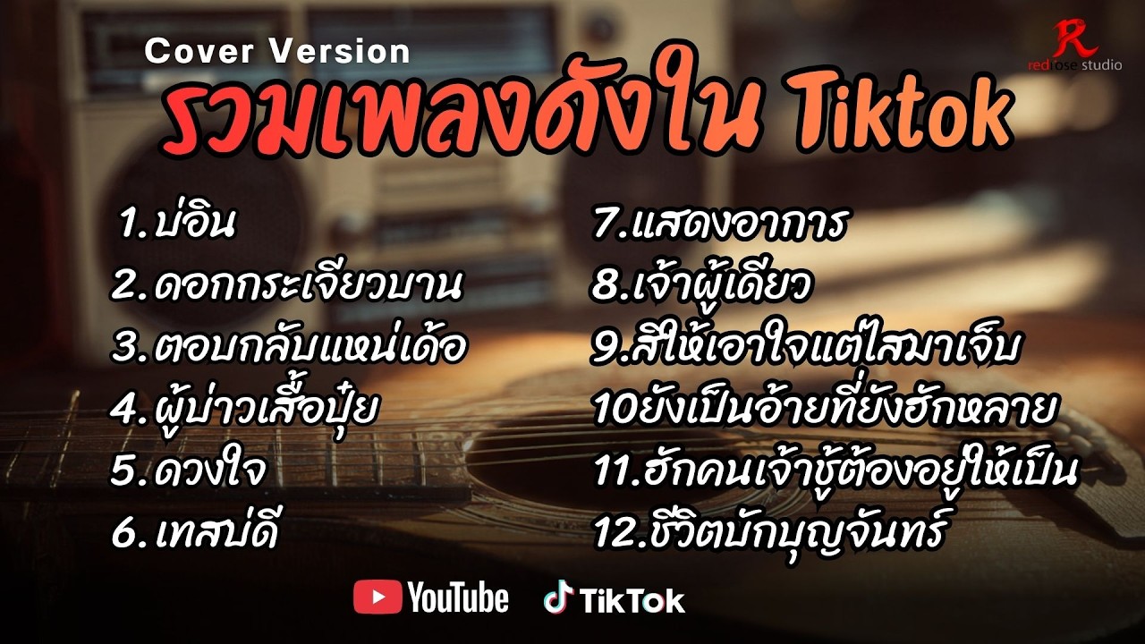 รวมเพลงดังเพราะๆ ติดหูฮิตในTiktok ปี2568 COVER l ดอกกระเจียว   l ตอบกลับแหน่เด้อ
