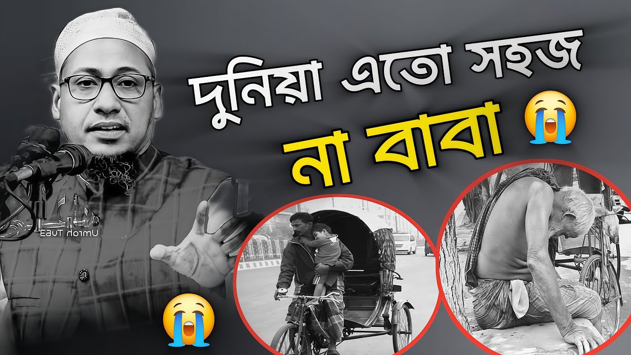 পৃথিবীটা নিষ্ঠুর বাবা | আনিসুর রহমান আশরাফী নতুন কান্নার ওয়াজ | Anisur Rahman Ashrafi emotional Waz
