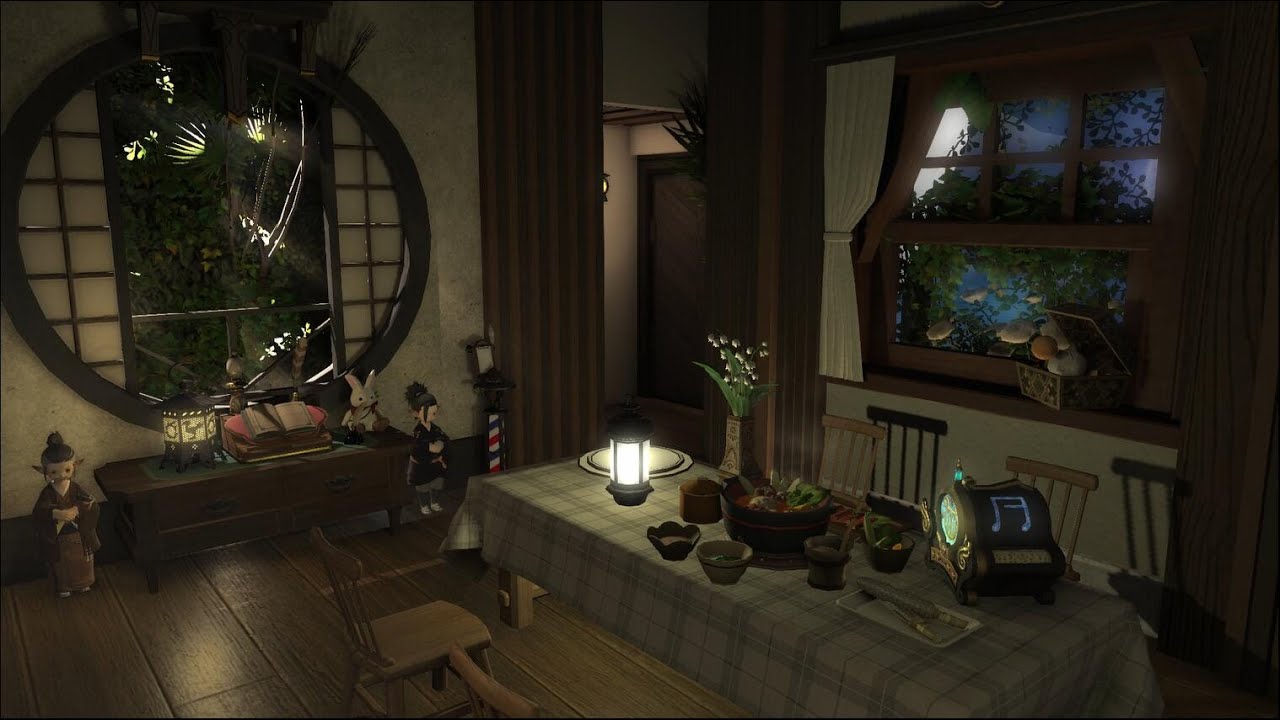 FFXIV/FF14 House/Housing-RE25(Japanese wabi-sabi rustic cottage, no filter)