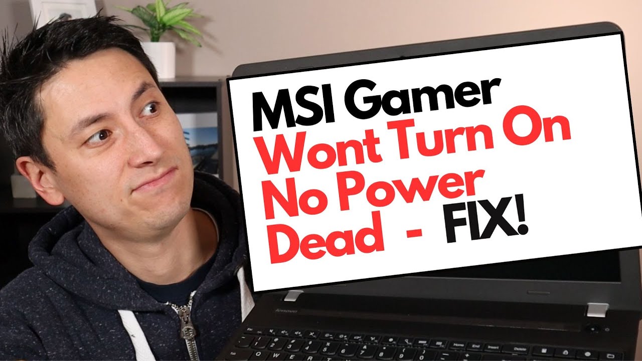 Ноутбук MSI — не работает / нет питания / не включается. Ремонт