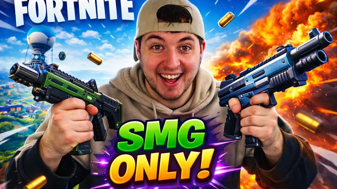 CHALLENGE GAAT FOUT | SMG ONLY  | FORTNITE | NEDERLANDS