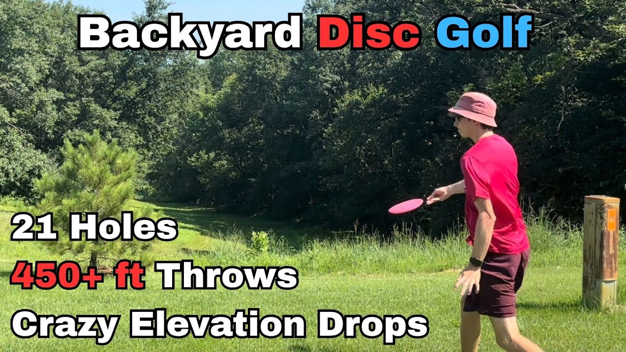 My Championship Level Backyard Disc Golf Course