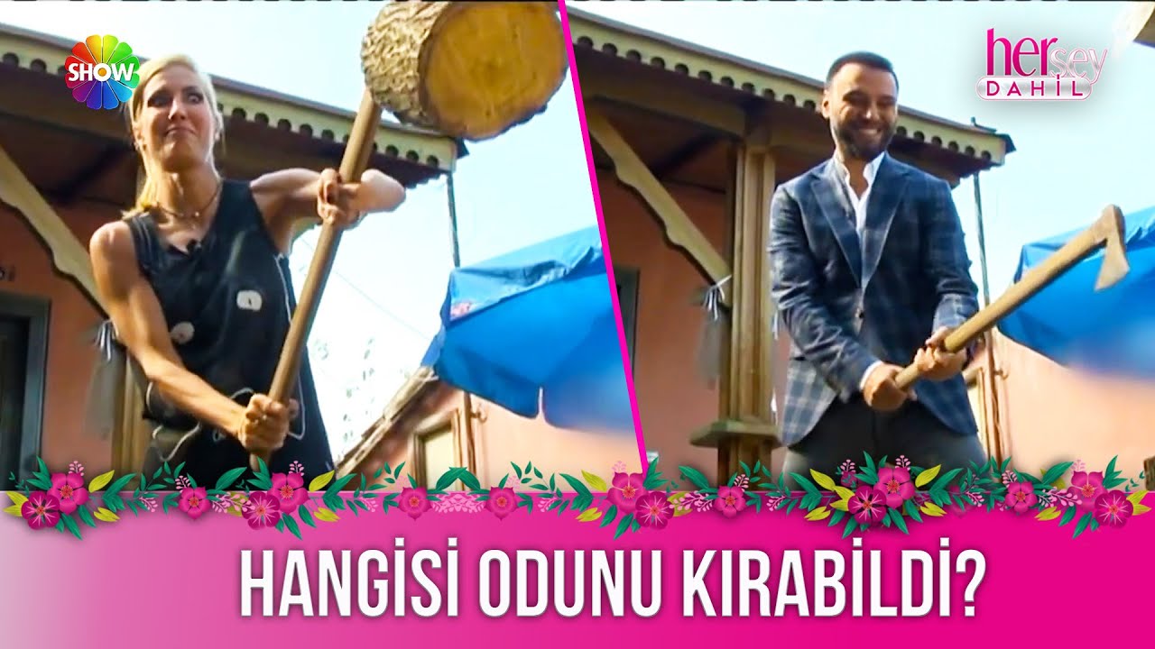Çağla Şikel ile Alişan'ın odun macerası! | Her Şey Dahil