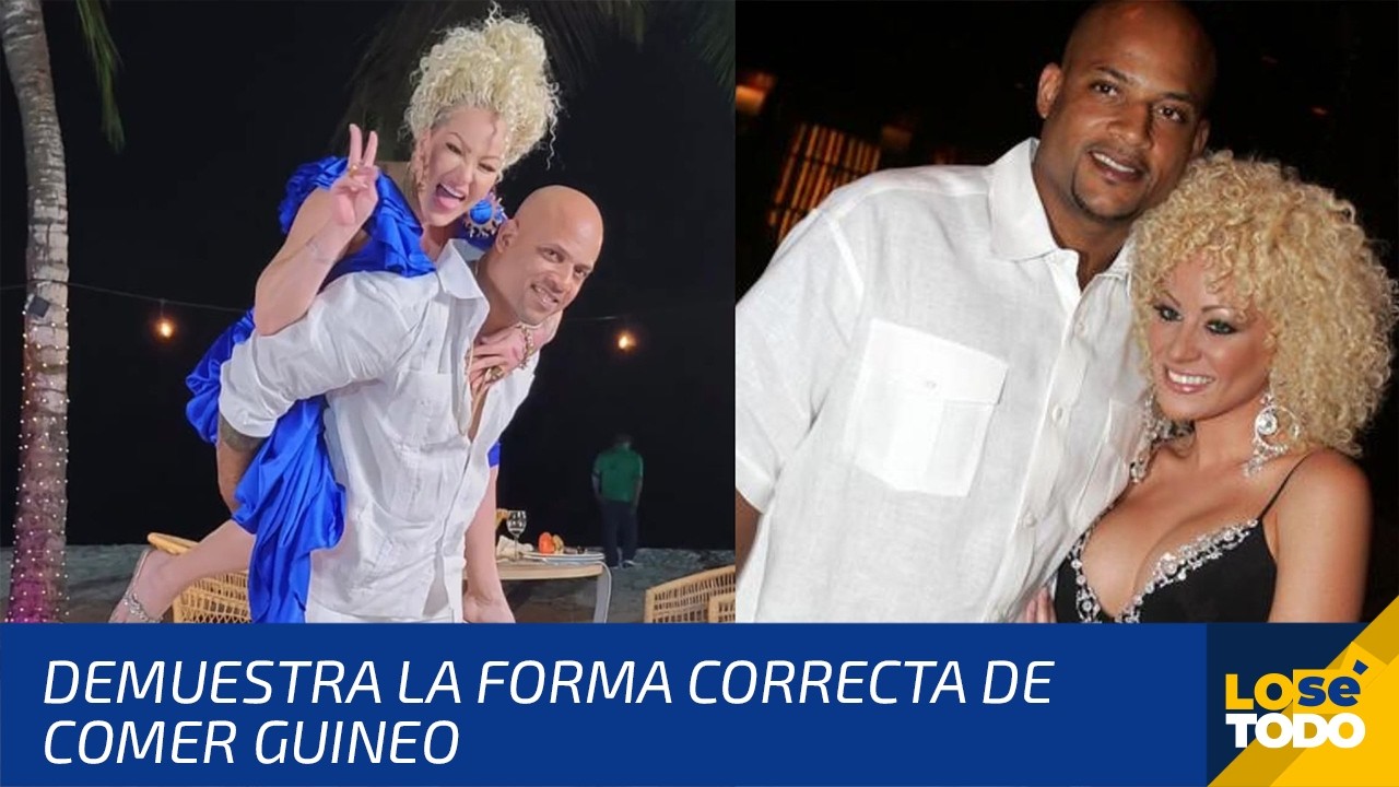 LARRY AYUSO DEMUESTRA LA FORMA CORRECTA DE COMER GUINEO
