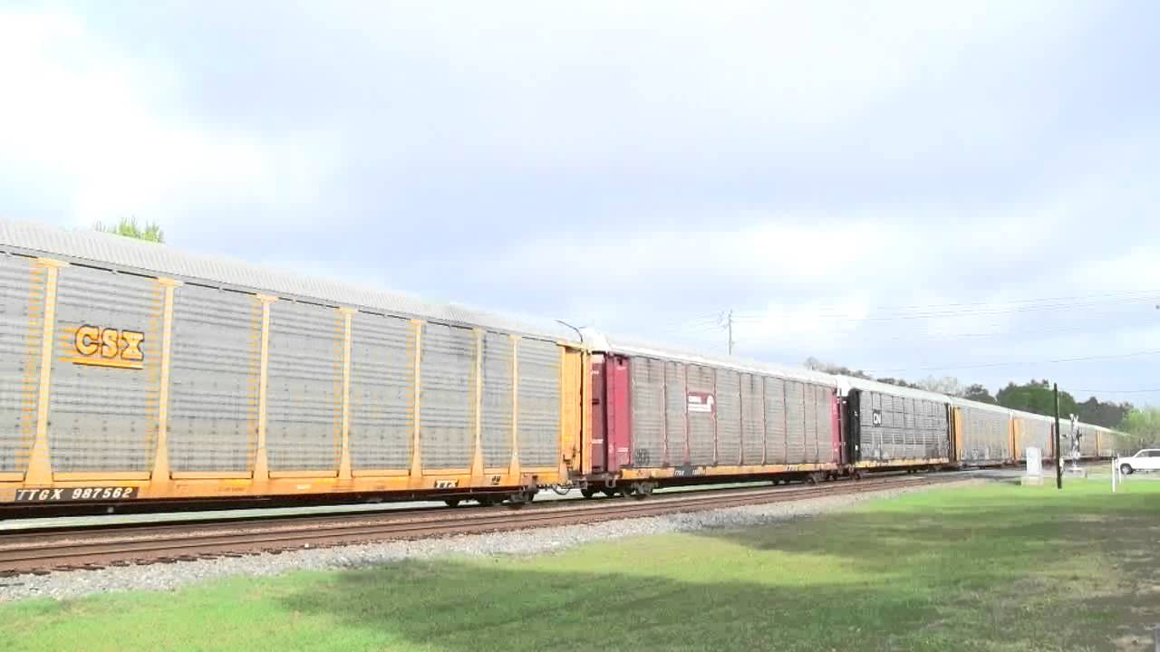 X225 SB Autoracks CSXT Nahunta Sub. M.P. A602.5