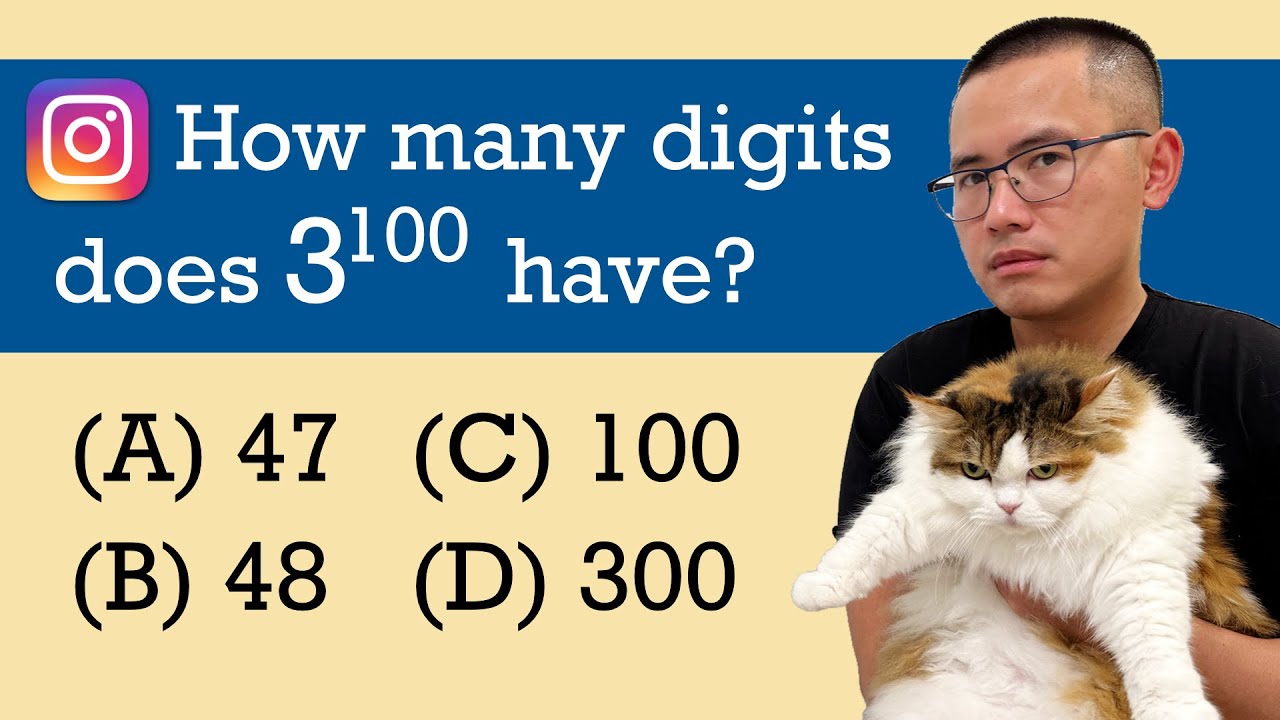 How many digits does 3^100 have?