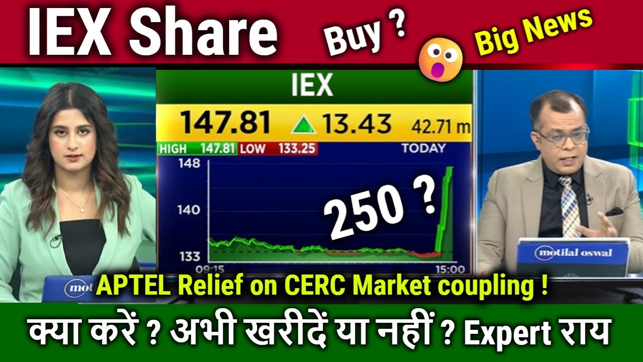 Indian Energy Exchange share Analysis,Buy or Sell ?kya kren ? iex share latest news,target tomarrow