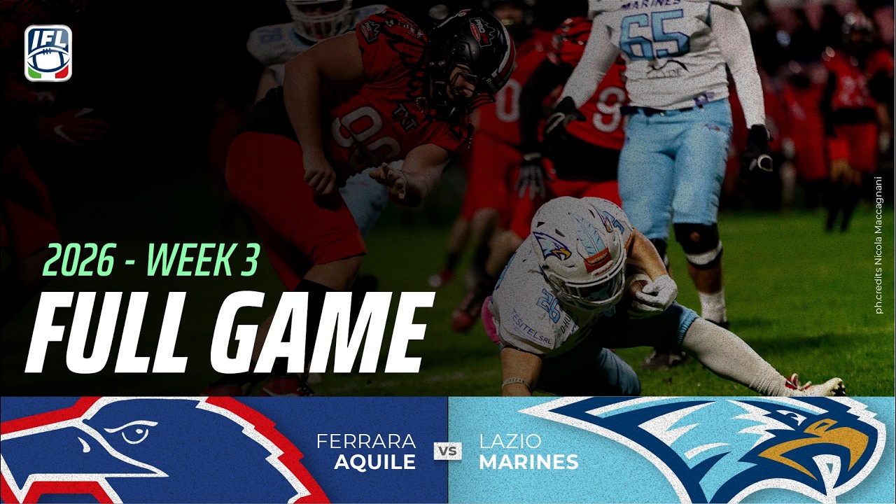 IFL 2026: Aquile Ferrara vs Marines Lazio