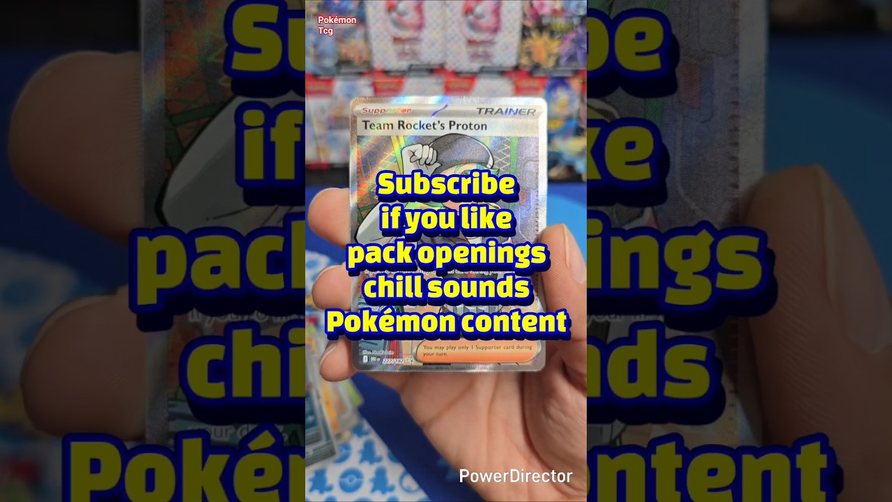 Pok&eacute;mon TCG Chill vibes #pokemon #pokemontcg #tcg #chill #music #youtube #shorts #subscribe #rares
