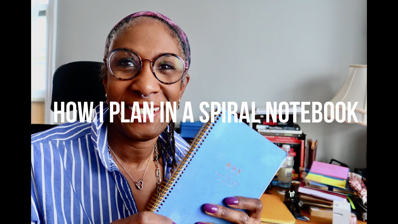 How I Plan in a Simple Spiral Notebook!