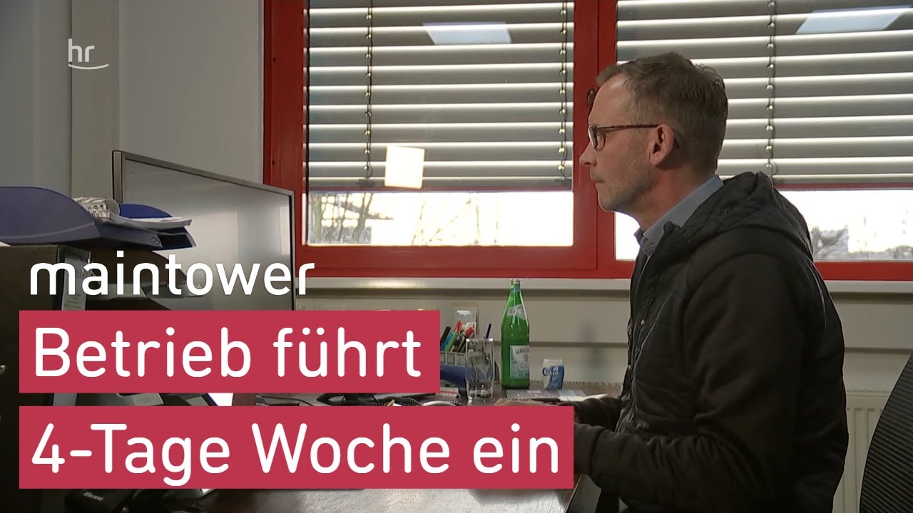 3 Tage Wochenende!? – Handwerksbetrieb führt Vier-Tage-Woche ein | maintower