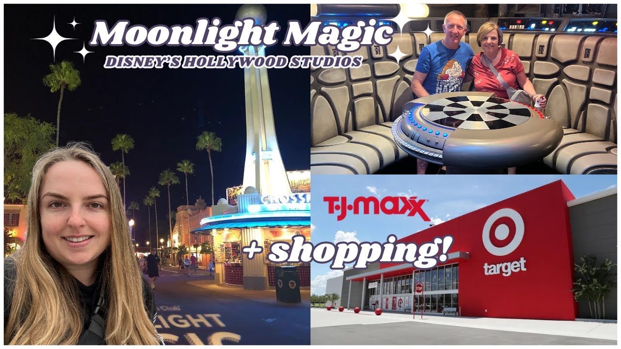 BEST night at Hollywood Studios + Target & TJ Maxx Shopping