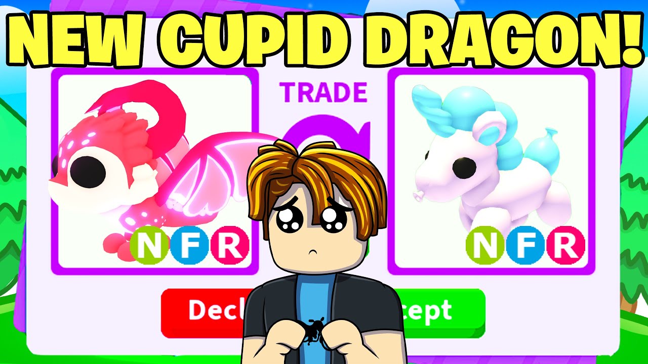 Trading New NEON CUPID DRAGON (Valentines Update)
