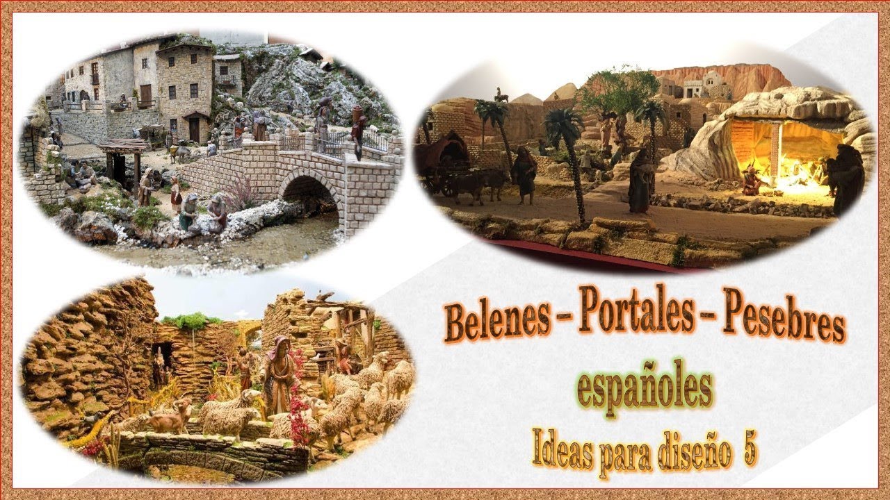 Belenes - Pesebres - Portales - Ideas para diseño 5  🎄🌠