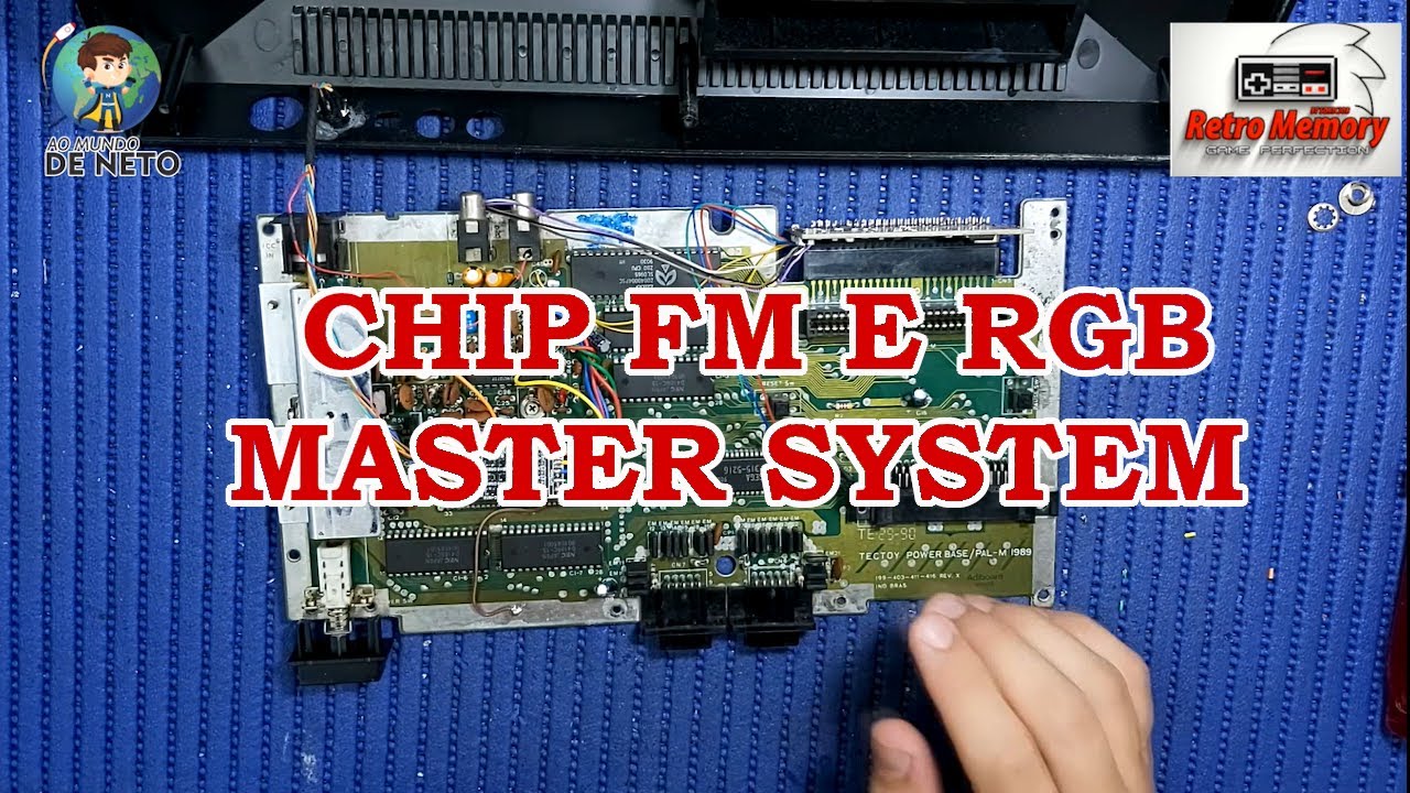 MOD RGB E FM MASTER SYSTEM #semanaretromemory