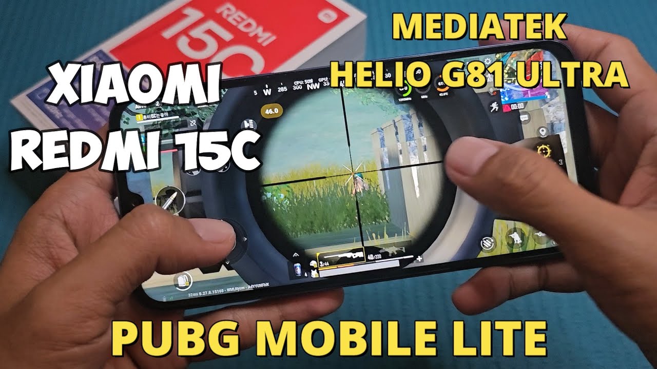 PUBG Mobile Lite in Xiaomi Redmi 15C