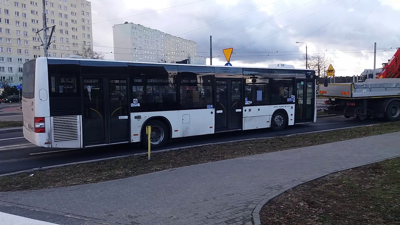 Holowanie Autobusu MAN NL Lion`s City #550