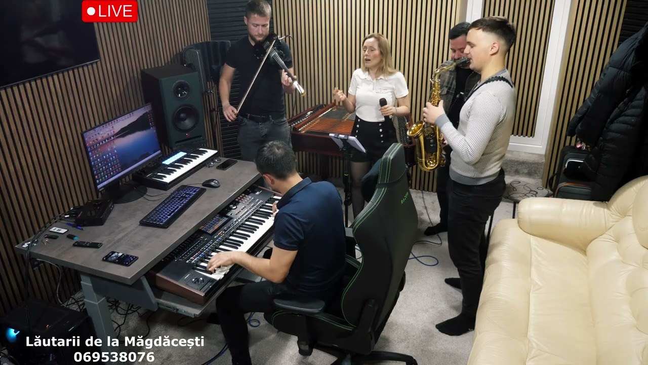 Lăutarii de la Măgdăcești Taraf-Band - Repetiții Program RETRO 2025 LIVE 100%