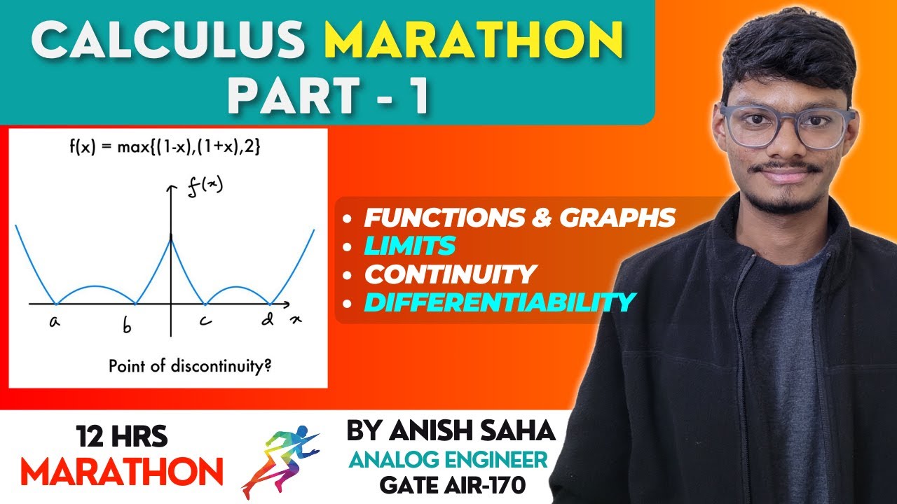 🔥Basics of Calculus || GATE 2025 || One Shot || Marathon || PrepFusion || Anish Saha