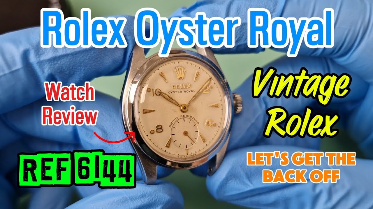 Rolex Oyster Royal 6144 Classic - Vintage Watch Review - Collectors Piece #Rolex