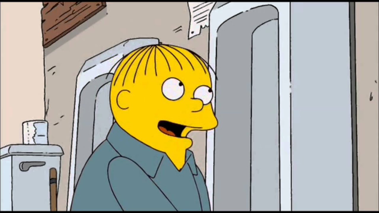 I Simpson - Ralph Winchester sullo scuolabus