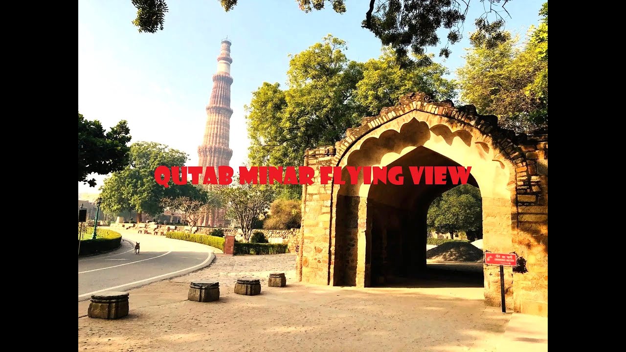Ancient Indians Engineering marvel QUTAB MINAR 360 views (UNESCO/NHK)
