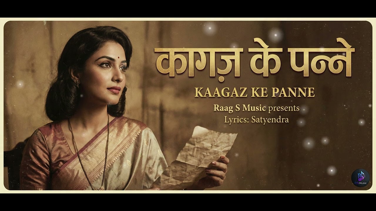 Kaagaz Ke Panne | Soft Emotional Bollywood Classical Song | @RSMusic-Raag 