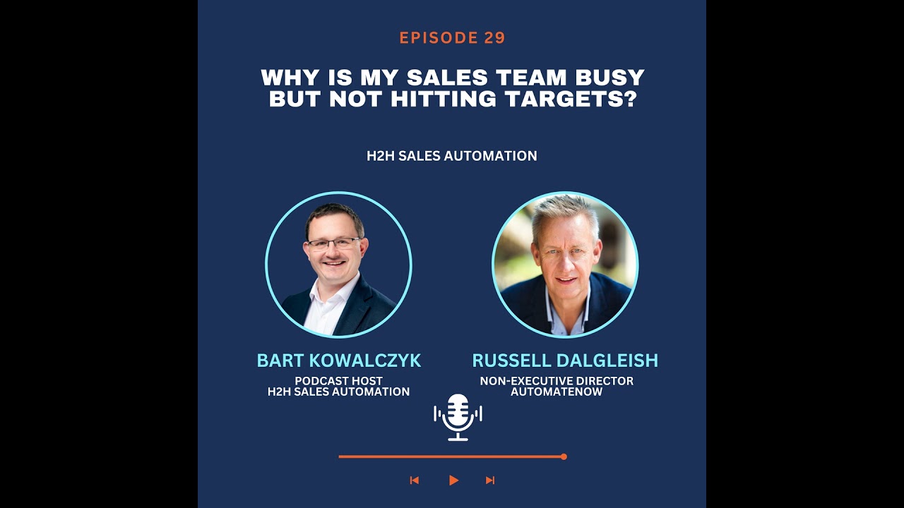 Ep 29 - Why Is My Sales Team Busy But Not Hitting Targets?