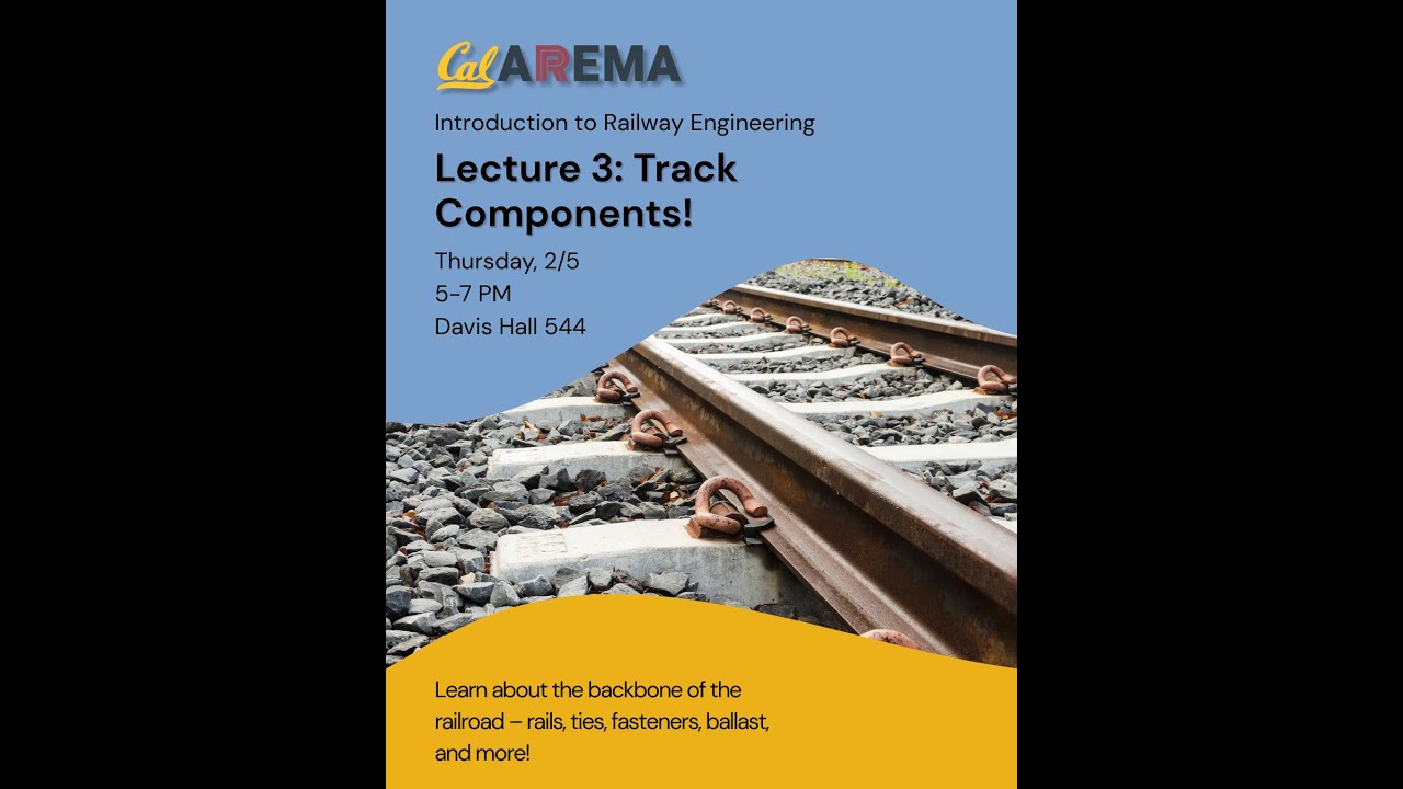 Class 3 (2/5) -- Introduction to Railway Engineering Spring 2026