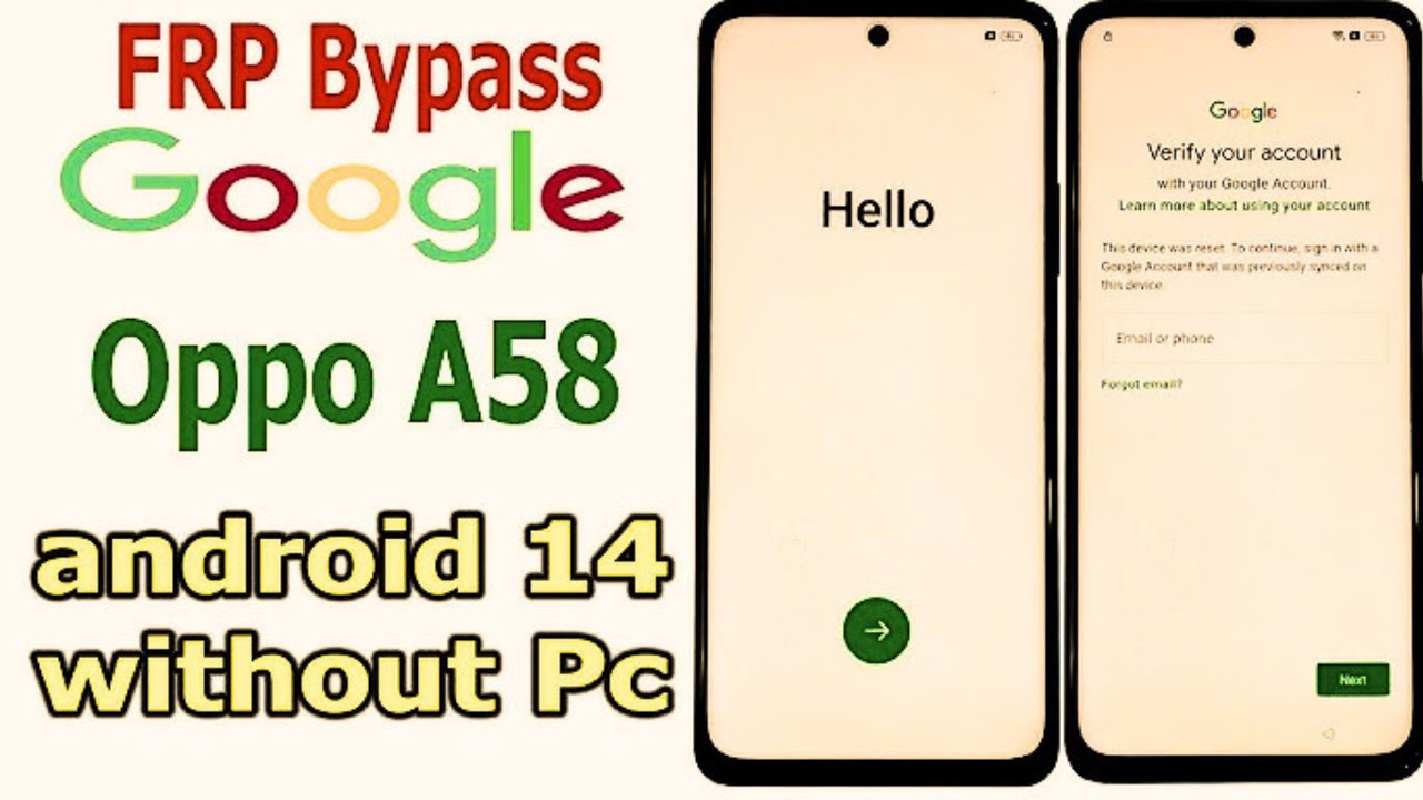 Oppo A58 FRP Bypass Without PC | Google Account Remove 2025 Working Tricks
