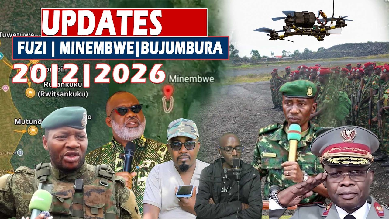 MU GITONDO 20|2|26:BYAHINDUYE ISURA|FIZI|MINEMBWE|M23 MU ITANGAZO RY’UMUBABARO|GEN MBANZA I BURUNDI