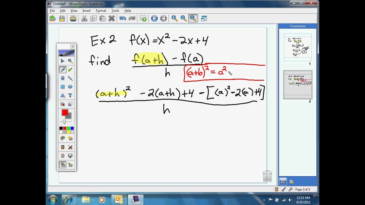 precalculus- evaluating functions NC6