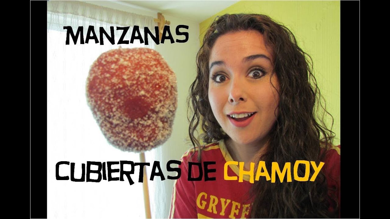 como hacer manzanas con chamoy?
