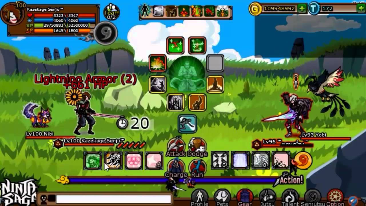 Kazekage Senju -NInja Saga PvP : Random 2016