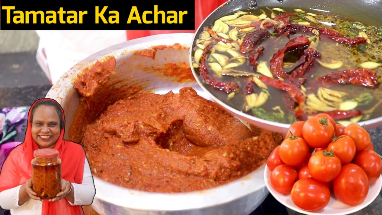Tamatar Ka Achar | Instant Tomato Pickle | Quick And Easy Tomato Pickle Recipe