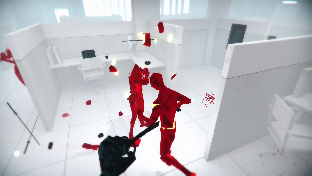 208 kills without camping! Superhot endless mode office (new record)