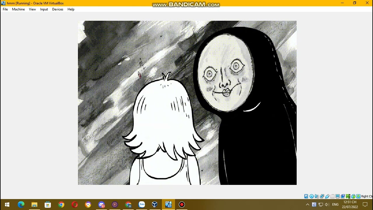 windows xp horror edition in virtualbox(test)